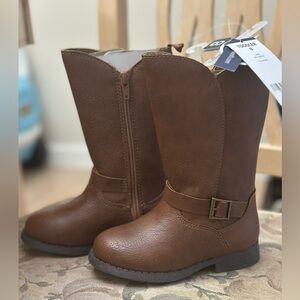NWT OshKosh Tall Brown Riding Boots